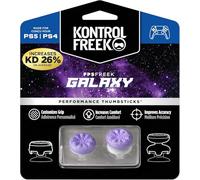 KontrolFreek FPS Freek Galaxy Purple pour Playstation 4 (PS4) et Playstation 5 (PS5) - Baguettes performantes - 1 Taille Haute, 1 mi-Haute - Violet