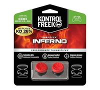KontrolFreek FPS Freek Inferno pour Manette Xbox One et Xbox Series X - Manettes de Perfomance - 2 Haut et Concave - Rouge
