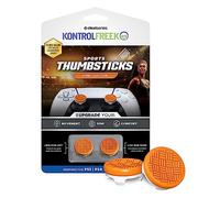 KontrolFreek Grips pour manette Omni Grips – 2x Low‑Rise Concaves PS5 & PS4, Grip amélioré – Orange