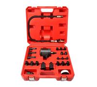 Konuooer Extracteur injecteur Diesel 23 PCS Extracteurs Outil de Vibration d'air Pneumatiques Adaptateur pour Moteurs Diesel avec 19 Adaptateurs Marteau Extracteur Tuyau de Rallonge et Connecteurs EU