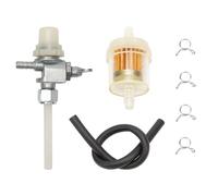 Konuooer Robinet à essence M12 x 1 Hercules Universel Fuel Tap M12 Pantalon Filtre pétrole Cyclomoteur pour cyclomoteur Mokick