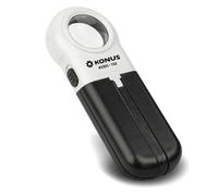 Konus flexo-mini loupe à main/de table 8x avec éclairage LED