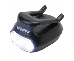 Konus Konuscap lampe frontale clip pour casquette mains libres LED 18 lumens