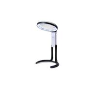 Konus Tafelloep Flexo-120 loupe de table multifonctionnelle avec éclairage LED et grossissement 2x/5x