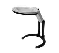 Konus Tafelloep Flexo-120 loupe de table multifonctionnelle avec éclairage LED et grossissement 2x/5x