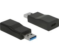 Konverter Delock USB3.1 Typ A -> Typ C St/Bu schwarz