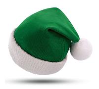 KONVINIT Bonnet Noel Bebe Chapeau Bébé Noel Bebe Fille Noel Bonnet pere Noel Enfant vertet blanc Bonnet tricoté,chapeau d'elfe