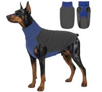 KONVINIT Pull Chien Grande Taille 4XL, Polaire Chien Respirant Ouverture Arrière Pull pour Gros Chien Golden Retriever