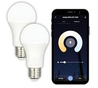 Konyks Ampoule connectée Antalya White E27 - LED WiFI + BT, 780 Lumens, 9 W, Blanc réglable, compatible avec Alexa ou Google Home, Automatisations faciles