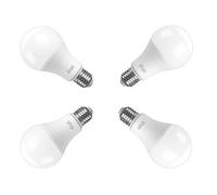 Konyks Antalya A70, QUAD PACK, ampoules connectées E27, LED RGB WiFi, 1050 lumens, 10W, 16 millions de couleurs, compatible Alexa et Google Home, aucun hub nécessaire, automatisations faciles