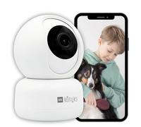 Konyks Camini 2 | Caméra de Surveillance intérieure WiFi | Détection de mouvements et de Sons | Sirène intégrée | Notifications Smartphone | Vision Nocturne