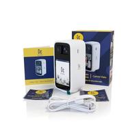 Konyks Camini Visio Caméra Wi-FI 4MP avec Écran LCD 2,8" 2,4 et 5 Ghz écran visio & Audio bi-directionnel & Horloge intégrée