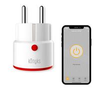 Konyks Prise connectée Konyks Priska Max 3 FR- WiFi + BT, Fonctions avancées V3, 16A, Compteur de consommation, Compatible Alexa et Google Home & Tuya -