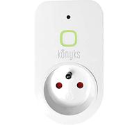 Konyks Priska+ prise connectée WiFi avec compteur de consommation, compatible avec Alexa et Google Home, automatisation facile, 16A, 3500W