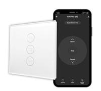 Konyks Vollo Max 3 Interrupteur connecté pour volets roulants - Installation facile, contrôle vocal avec Alexa, Google Home et Siri et à distance, programmation horaire,