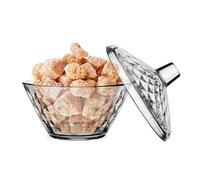 Konzept 11 Sucrier en verre transparent 330 ml - Avec couvercle - Style rétro - Verre robuste