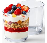 KONZEPT Lot de 12 verres à dessert - Petits verres à dessert de 180 ml - Design classique - Passe au lave-vaisselle - Léger et compact - Idéal pour les desserts, la glace, les mousses et les