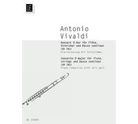 Konzert D-Dur/Concerto D major RV 783 - Flûte Traversière et Piano - PIANO REDUCTION
