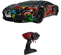 Koo Be Blip Pogtador 1/16Ème-Voiture Télécommandée-Batterie Rechargeable-Lumières Led-Télécommande À 3 Piles (Non Fournies)-2.4Ghz-14Km/H-A Partir De 5 Ans-Kab-Pog-0013