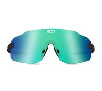 KOO Lunettes de soleil Supernova Noir mat Verres miroir vert Cat. 2 Taille unique