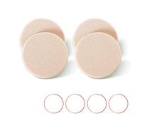 Kooba Lot de 2 éponges rondes pour fond de teint et maquillage Round 4Pcs