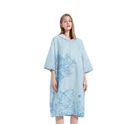 KOODED Serviette de plage pour adultes - Serviettes de bain en microfibre à séchage rapide - Couverture de pour homme et femme - Poncho léger avec capuche - Serviette de piscine pour environ