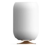 Kooduu Atmos Lampe d'Enceinte Portable - Lumière LED dimmable, Haut-Parleur Bluetooth sans Fil avec Support de Bouteille de vin intégré - Décoration d'intérieur et d'extérieur, Laiton