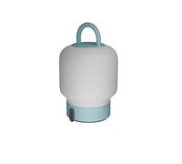 kooduu Lampe de Table Portable, Dimmable et Rechargeable via USB - Verre Opale,