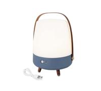 Kooduu Lampe haut-parleur - portable et sans fil - connexion bluetooth et son haute fidélité, couleur bleu - Lite-up Play Ocean