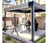 KOOEIN Bâche Transparente Travaux Lourds,avec Fermeture Éclair et œIllets,Rideau de Bâche Imperméable Extérieur,Carport Porche Panneaux Latéraux,Bâche de Protection Claire en PVC,L×H-3x2.1m/9.8x6.9ft