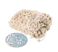 KOOEIN Filet De Camouflage Beige,Filet De Protection Solaire De Chasse,Filet De Camouflage Décoratif Militaire,Ombre De Terrasse,couvertures De Camouflage Renforcées,Voiture,Tente,2x2m/6.6x6.6ft