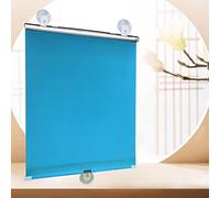 KOOEIN Stores Rouleau occultant a Ventouse, 75% Rideaux d'ombrage, Rideau à enroulement universels pour fenêtres et Portes, Store Thermique réglable, Volets léger avec ventouses,Blue-40x125cm/16x49in
