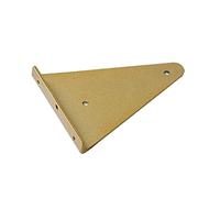 KOOEIN Supports D'étagère,Équerre Triangle Caché X2,Étagère Murale,Support De Rangement Flottant,Étagère Décoratif pour Salon,Style Européen,avec Accessoires,d'or,23x17cm/9x6.5in