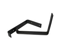 KOOEIN Supports pour Étagères Robustes,Équerre Noir Flottant,Étagère Industriel,Support en Forme De U,Support 2Xdiy,avec Déflecteur pour Une Protection Supplémentaire.,15cm/6in
