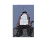 KOOHTAA Affiche d'art René Magritte Le Thérapeute - Impression sur toile - Décoration murale - Affiches d'œuvres d'art - Esthétique - 20 x 30 cm