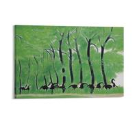 KOOHTAA Andre Brasilier Hyde Park En Été Art Poster Impression sur toile Poster d'œuvres d'art Esthétique 30 x 45 cm