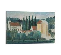 KOOHTAA André Derain La Chapelle-sous-Crécy (Le Moulin) Impression sur toile Décoration murale Décoration moderne 30 x 45 cm