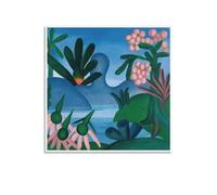 KOOHTAA Tarsila Do Amaral O Lago Poster sur toile Décoration murale moderne 60 x 60 cm