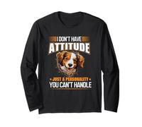 Kooikerhondje Personality You Can't Handle Dog Lover Retro Manche Longue