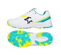 Kookaburra KC 3.0 Chaussure de Cricket avec Semelle en Caoutchouc Aqua/Jaune