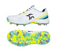 Kookaburra KC 3.0 Chaussures de Cricket à Crampons Aqua/Jaune