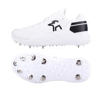 Kookaburra Mixte Chaussures de Cricket Pro Players Spike, Blanc/Noir, Taille 38