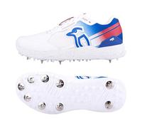 Kookaburra Mixte KC 1.0 Spike Chaussures de Cricket, Blanc/Bleu/Rouge, Size 7