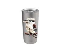 Kookaburra Oiseau Martin-chasseur Géant Australie Gobelet isotherme en acier inoxydable double paroi