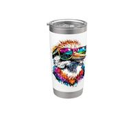 Kookaburra Oiseau Martin-chasseur Géant Australie Gobelet isotherme en acier inoxydable double paroi