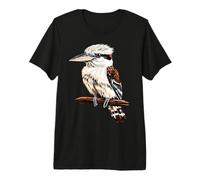 Kookaburra Oiseau Martin-Chasseur Géant Australie T-Shirt Haut de Gamme