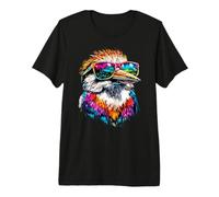 Kookaburra Oiseau Martin-Chasseur Géant Australie T-Shirt Haut de Gamme