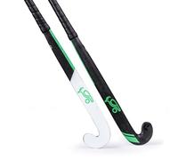 Kookaburra Pro X Stick-37.5 Crosse de Hockey Unisexe, Noir/Vert Citron/Blanc, 37.5" Light