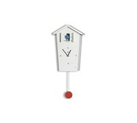 kookoo - horloge birdhouse chants d'oiseaux kookoo - blanc