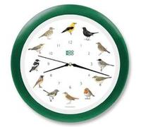 kookoo - horloge oiseaux des jardins, modèle en cadre vert